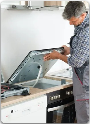 electric stove top lid repairing