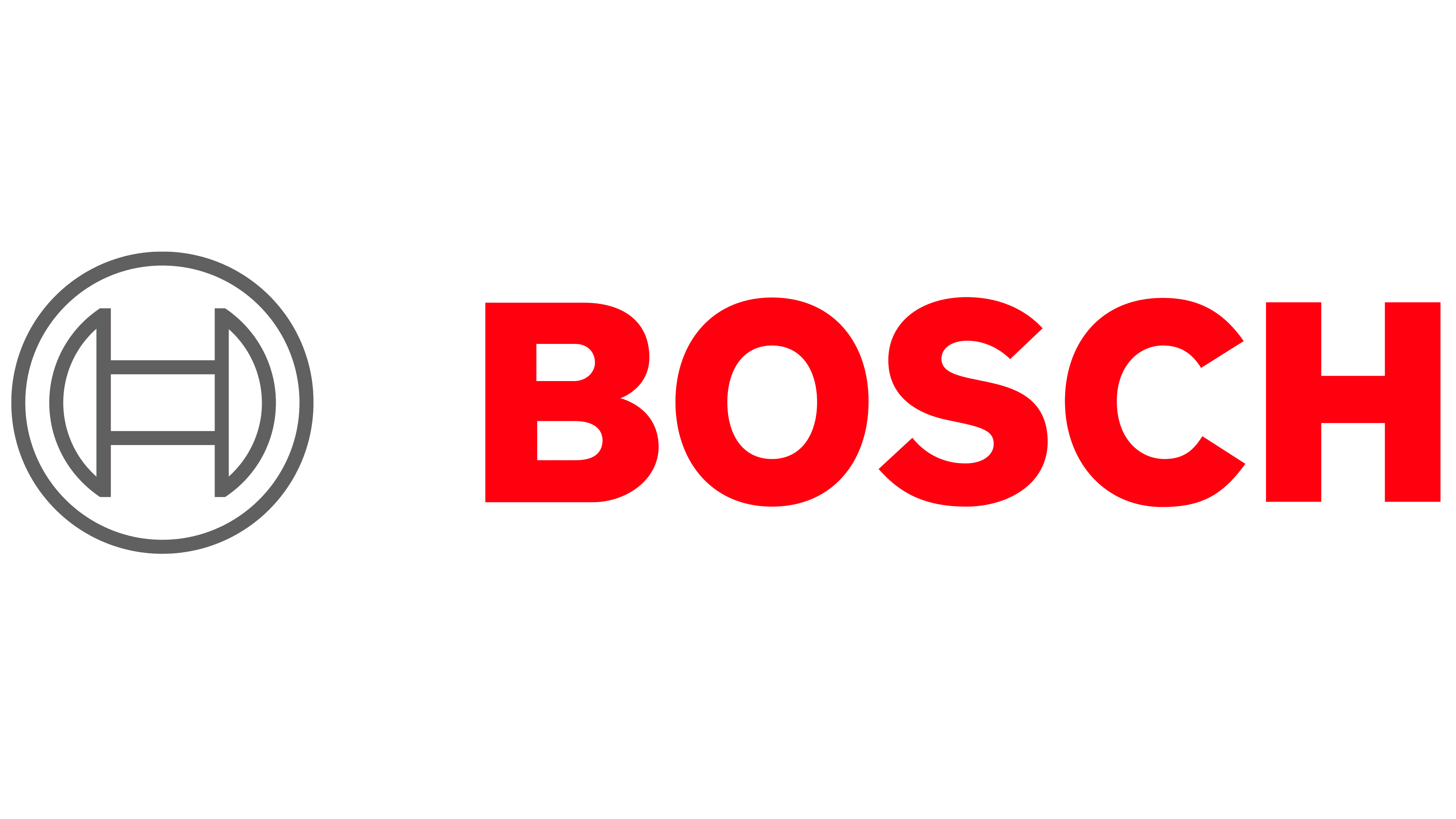 bosch logo with icon in grey