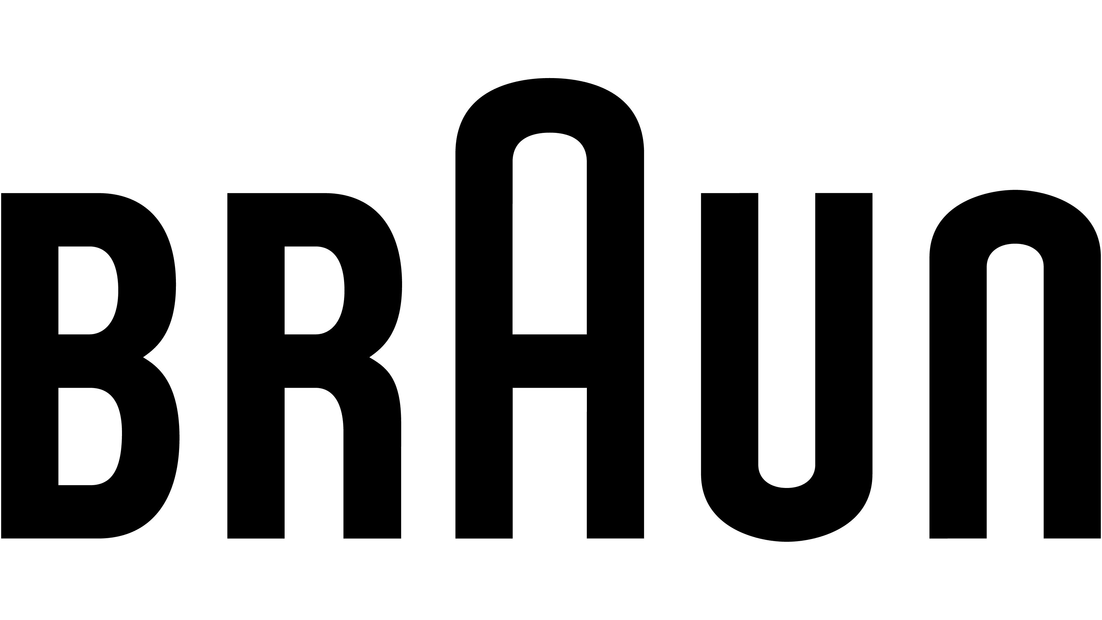 braun logo in black color
