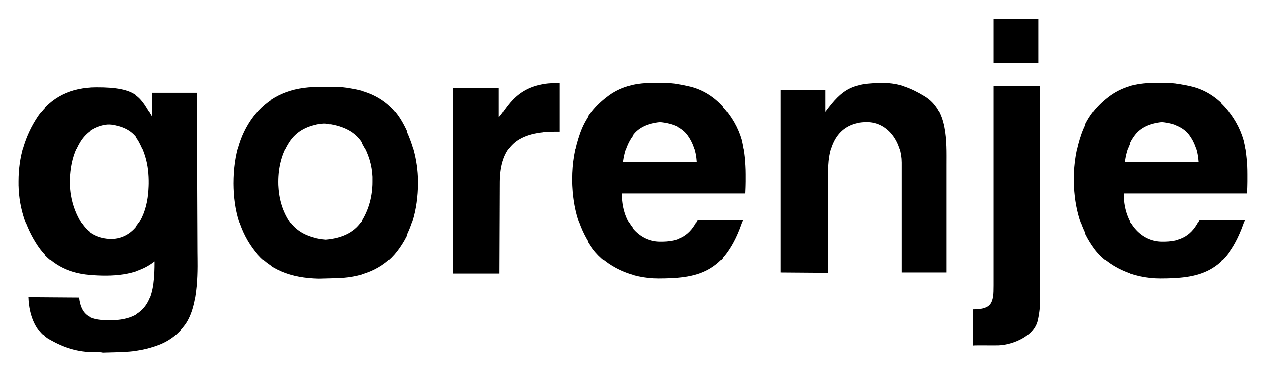 gorenje logo icon in black
