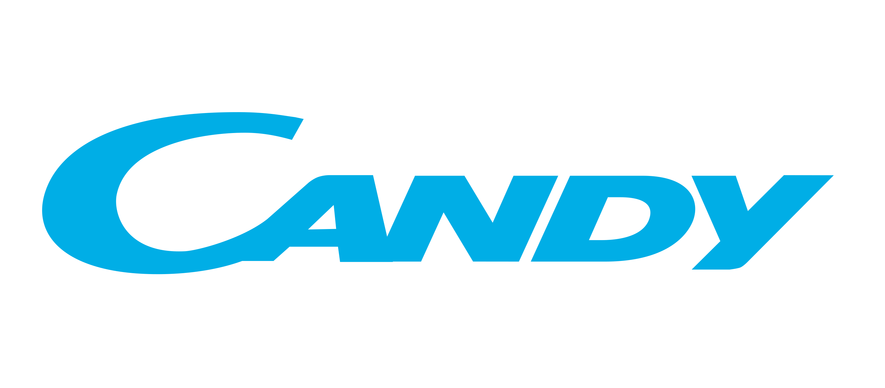 candy logo in blue color