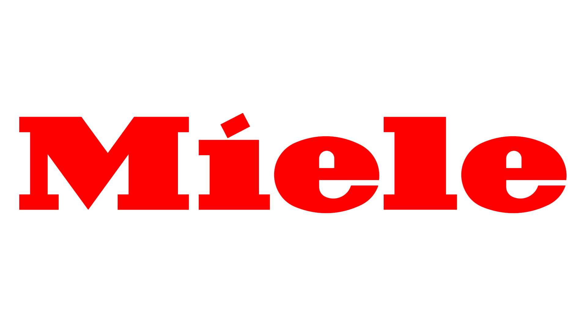 miele logo in red color