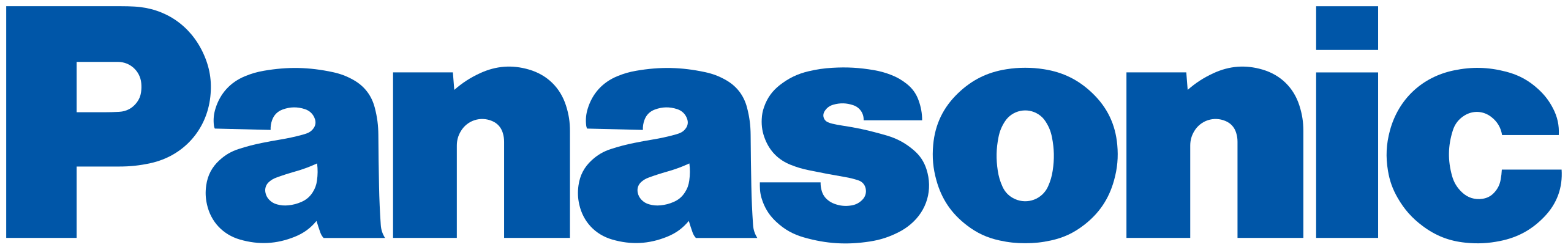 panasonic logo in blue color